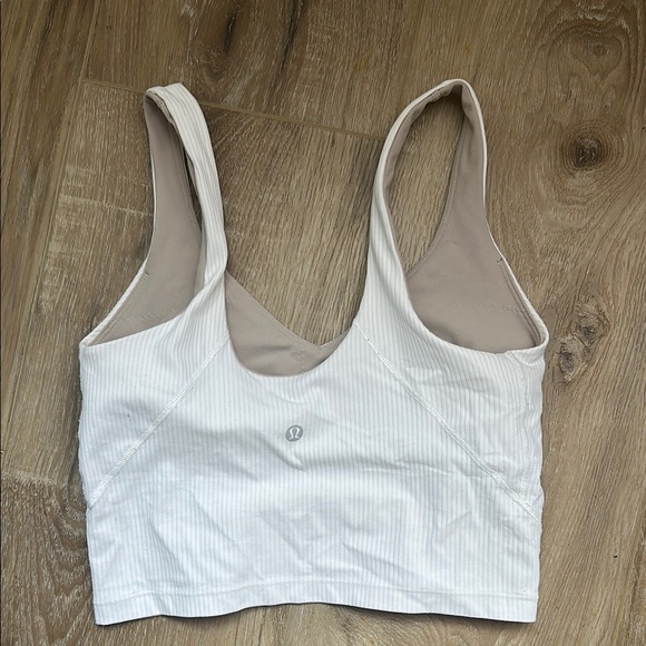 Align White Ribbed Tank - Picture 2 of 5